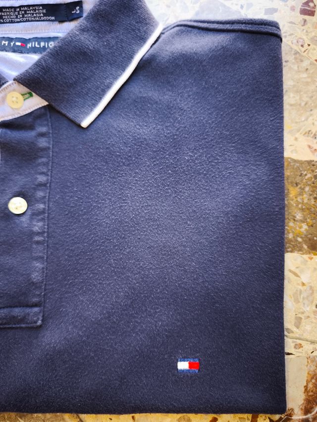 Polo Tommy Hilfiger Uomo Blu L