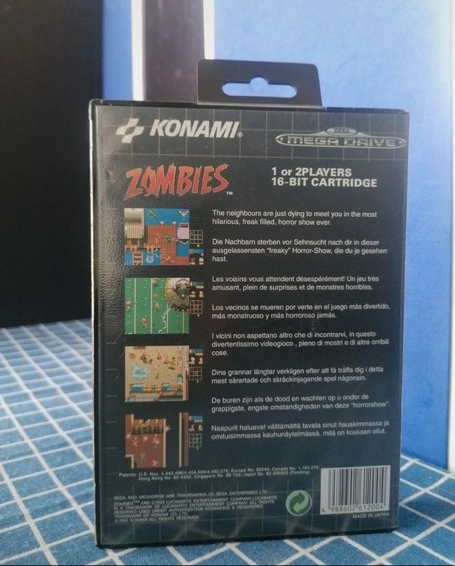 MEGADRIVE ZOMBIES ORIGINAL