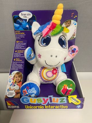 Unicornio Gusyluz interactivo