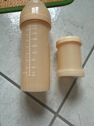 Biberon Twistshake 260ml beige