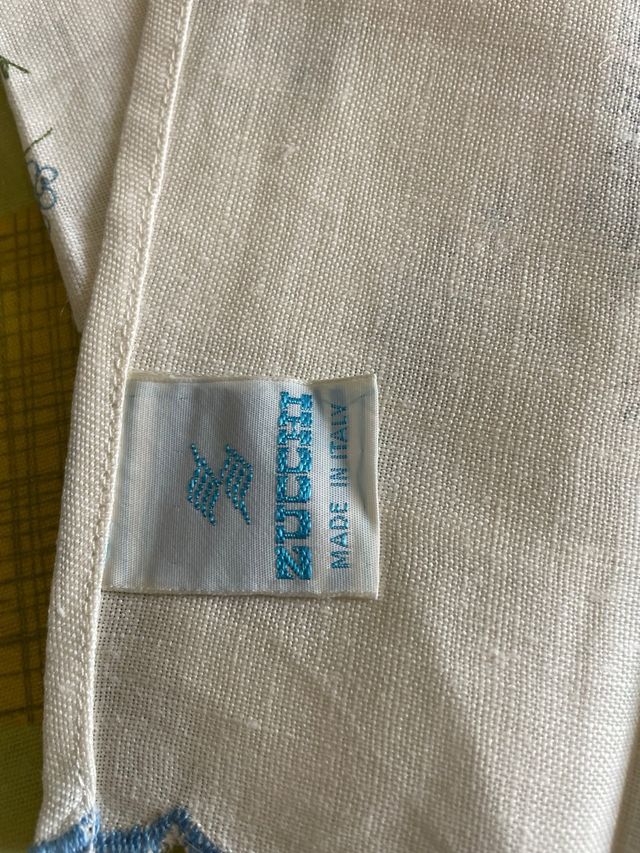 Set 4 Asciugamani Lino Zucchi - Bianchi e Blu