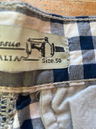 Bermuda Piazza Italia tg. 50 - Beige/Blu