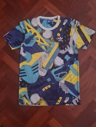 Maglietta Adidas Multicolor Tg.S