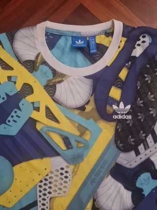 Maglietta Adidas Multicolor Tg.S