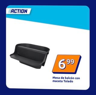 Mesa balcón con maceta Toledo - Action