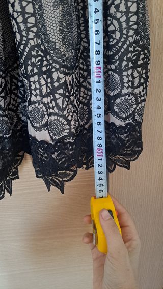 Falda rosa y negra gótica