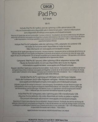 iPad Pro 9,7 pulgadas, 128 GB, como nuevo