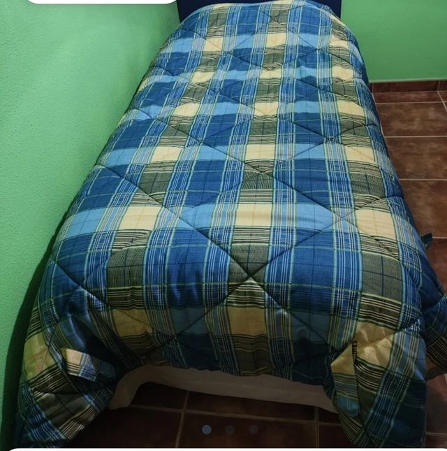 Edredón Reig Martí azul-amarillo