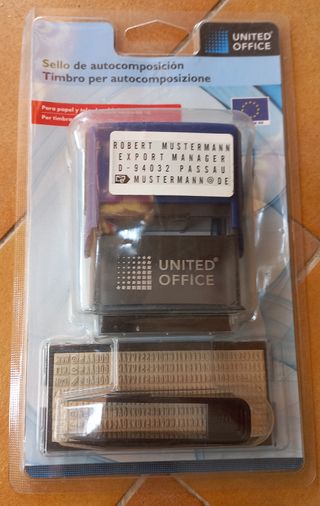 Timbro autocomp. United Office