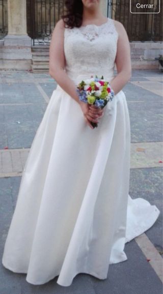 Vestido novia talla 44