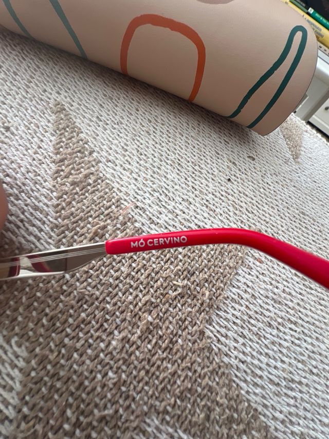 Gafas Mó Cervino rojas