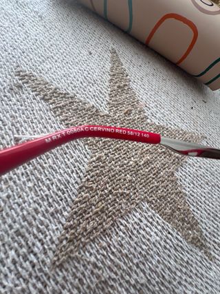 Gafas Mó Cervino rojas