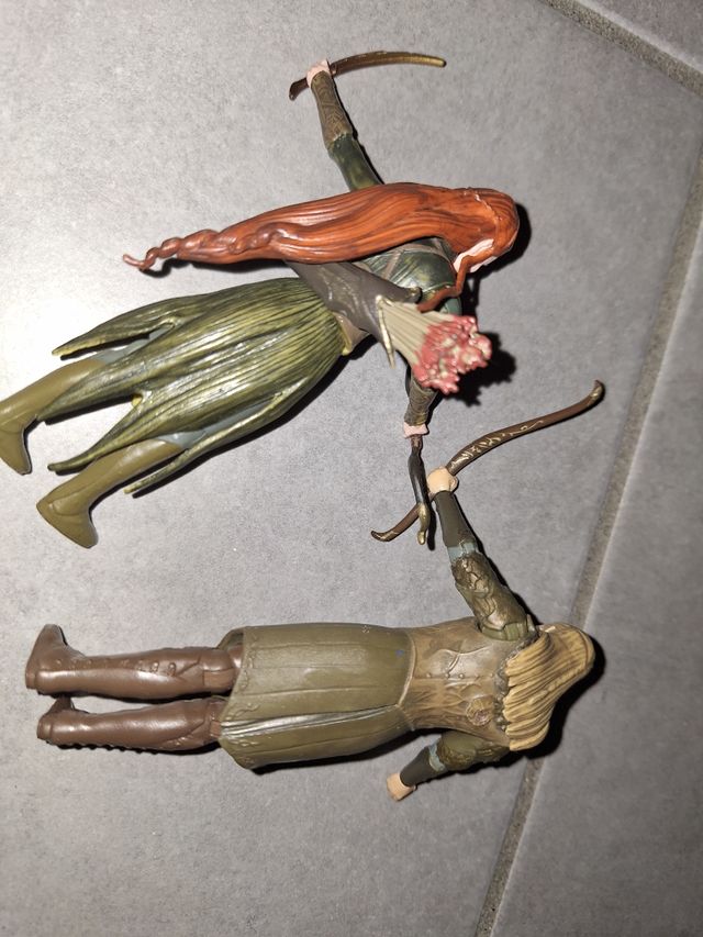 2 Figure Elfi Signore degli Anelli