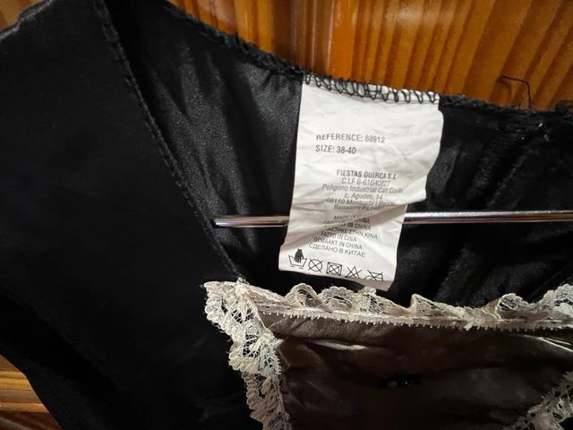 Disfraz mucama Halloween T-36-40