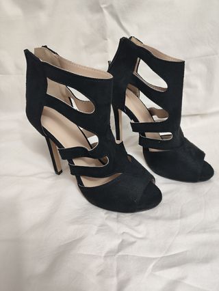 Sandali tacco alto neri