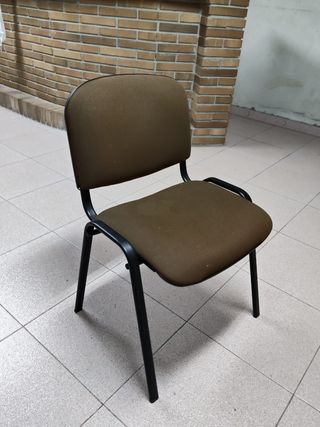 Silla oficina marrón - Negra