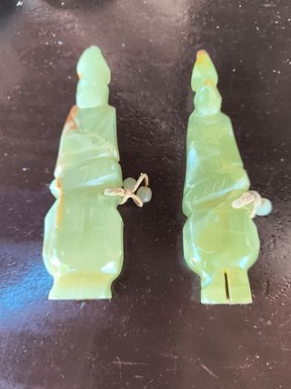 2 Monjes Jade 15cm - Decoración