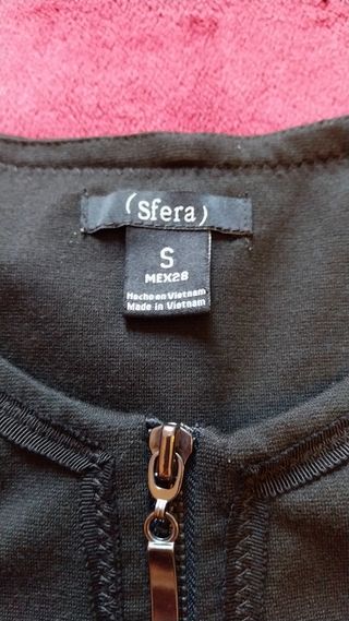 Vestido negro mujer talla S