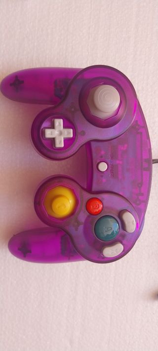 Mando Nintendo GameCube morado