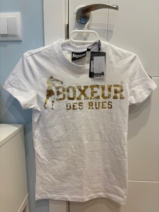 Camiseta BOXEUR DES RUES blanca