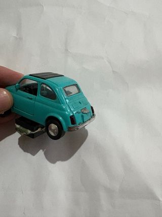 Modellino Fiat 500 Azzurro