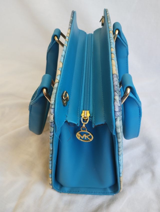 Bolsa multicor azul Michael Kors