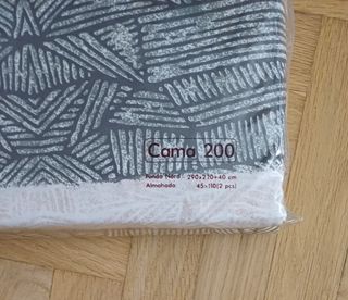 Funda nórdica Arlin Gris Duetto Nórdico. Cama 200