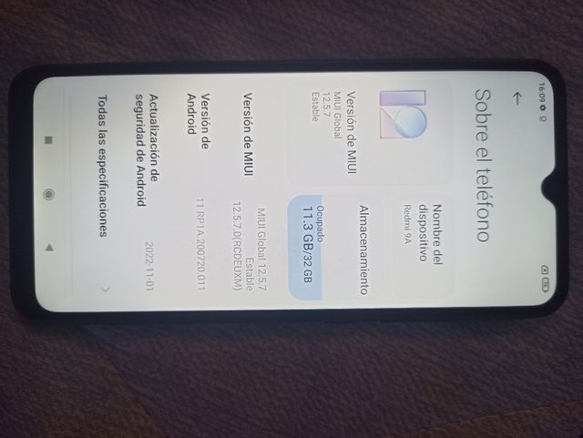 NO NEGOCIABLE
Redmi 9A 32GB - Smartphone