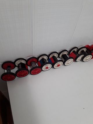Rodales de juguete de Play mobil, en número de 20.