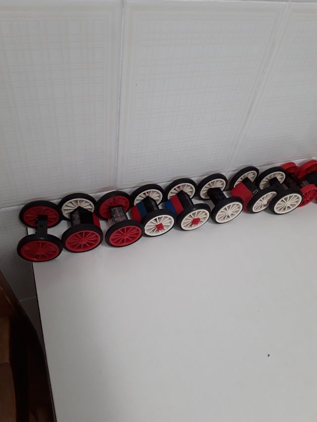 Rodales de juguete de Play mobil, en número de 20.