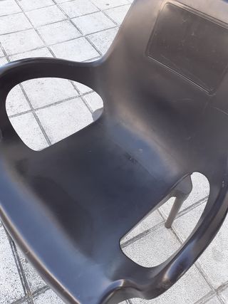 Sillas de terraza jardín plástico