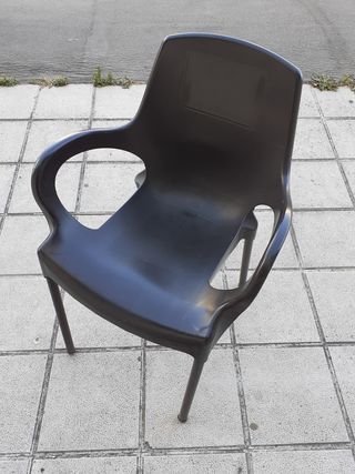 Sillas de terraza jardín plástico