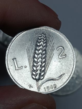 Monete Italia 1949: 1, 2, 5, 10 Lire