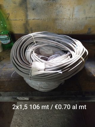 106 mt cavo elettrico 2x1,5