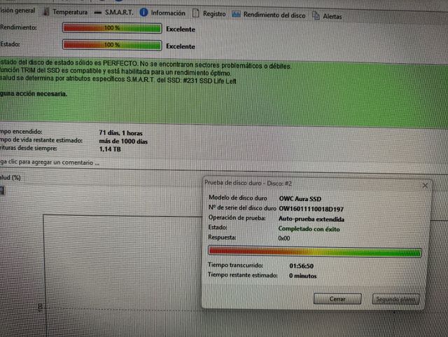OWC Aura SSD 480GB y carcasa USB 3.0
