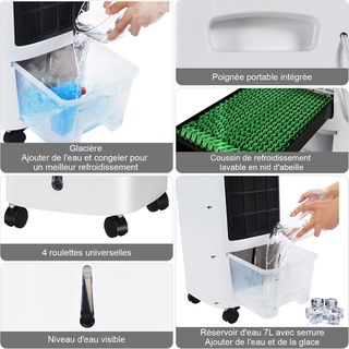 Enfriador aire COSTWAY 4 en 1