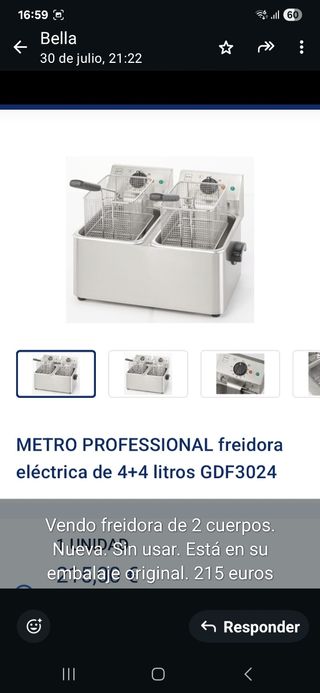 Freidora Metro Professional GDF3024