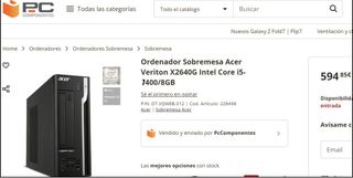 PC Sobremesa Acer Veriton X2640G - i5