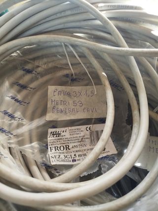 276 mt cavo elettrico 3x1,5