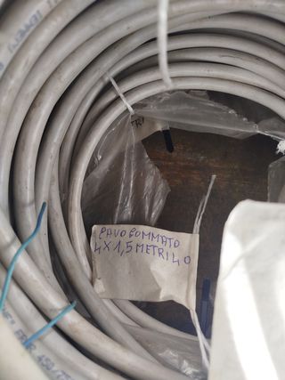 100 mt cavo elettrico 4x1,5