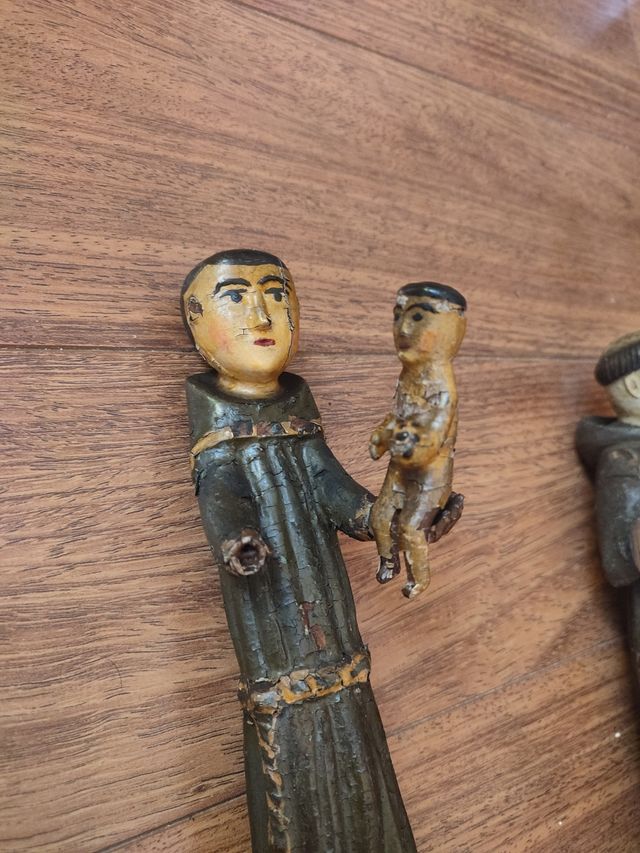 2 Figuras Santos - Artesanía Antigua