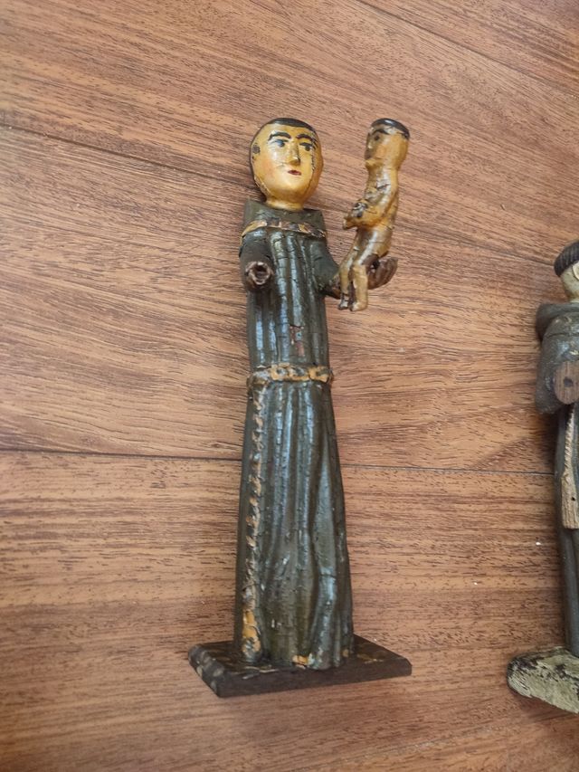 2 Figuras Santos - Artesanía Antigua