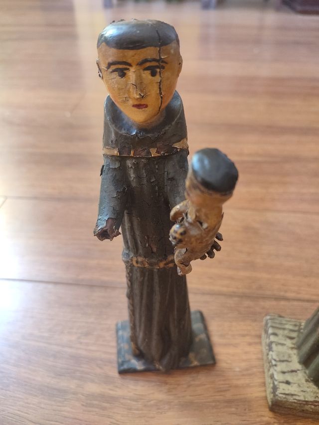 2 Figuras Santos - Artesanía Antigua