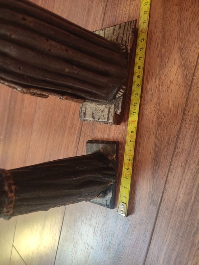 2 Figuras Santos - Artesanía Antigua