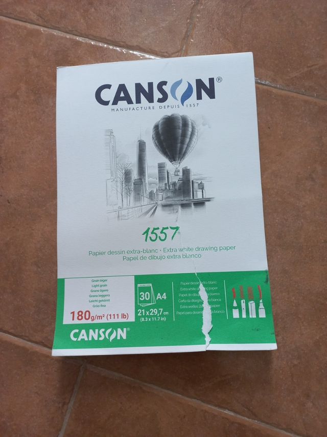 5 Cuadernos dibujo Fabriano & Canson