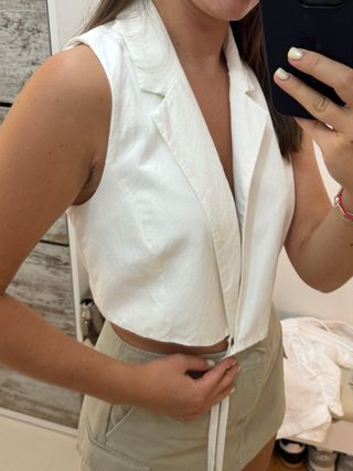 Top blanco