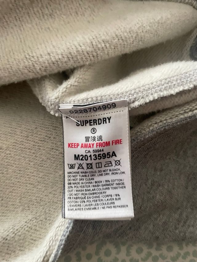 Sudadera Superdry gris - JPN