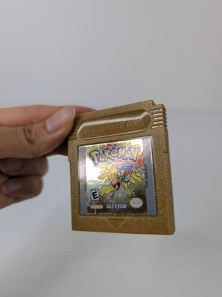 Pokemon Gold Version Game Boy Color Authentic