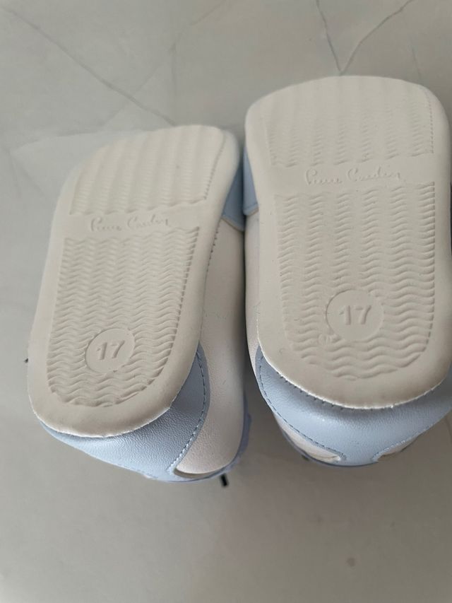 Scarpe neonato bimbo, blu e bianche