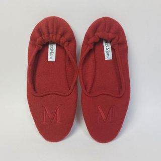 Ballerine in velluto Max Mara - Rosso